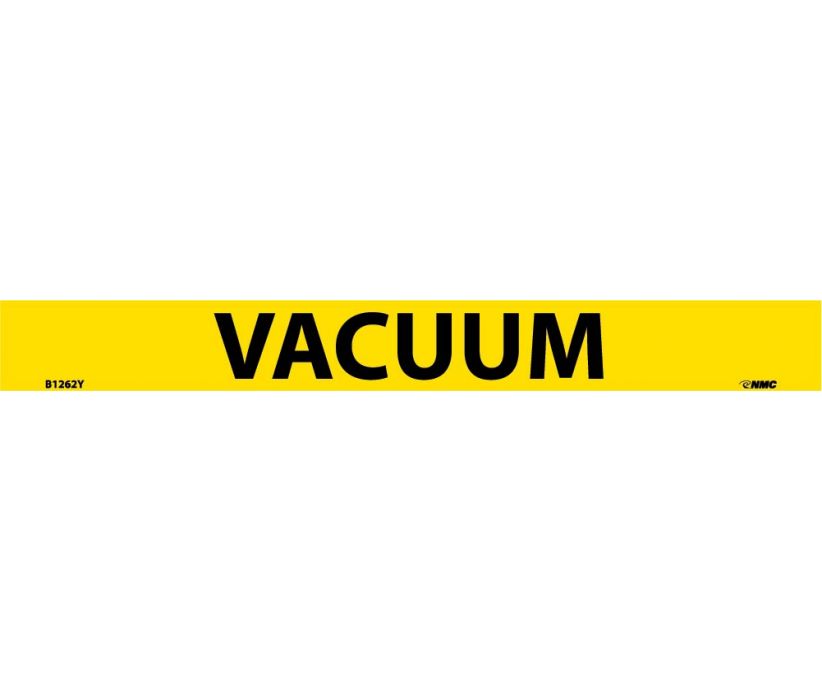 PIPEMARKER, PS VINYL, VACUUM, 1X9  3/4