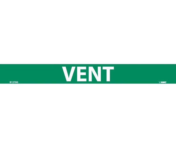 PIPEMARKER, PS VINYL, VENT, 1X9  3/4