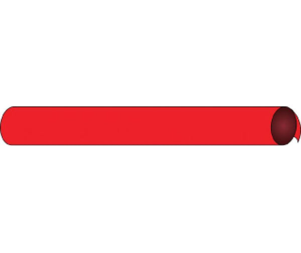 PIPEMARKER PRECOILED, BLANK RED, FITS 1 1/8
