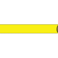 PIPEMARKER PRECOILED, BLANK YELLOW, FITS 1 1/8"-2 3/8" PIPE