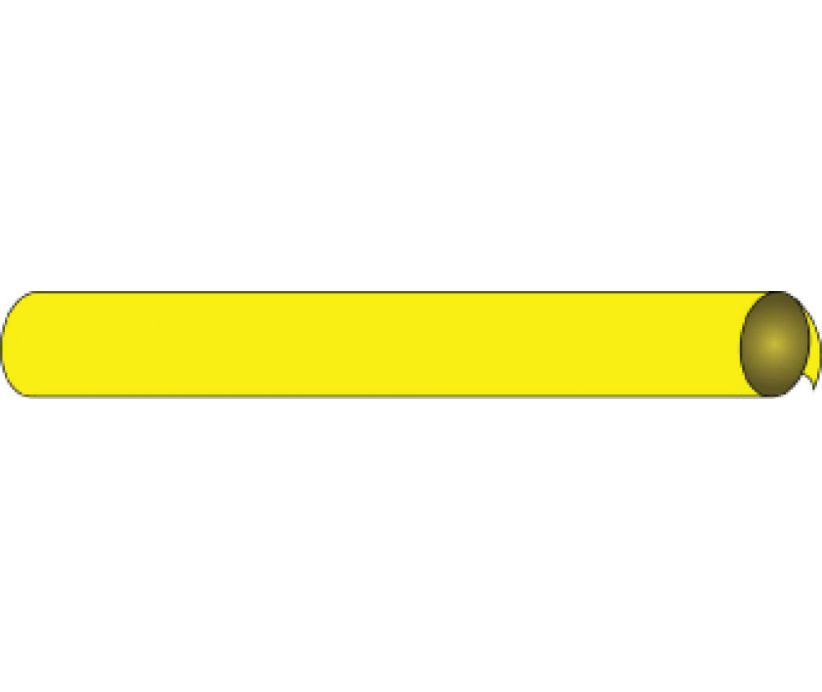 PIPEMARKER PRECOILED, BLANK YELLOW, FITS 1 1/8