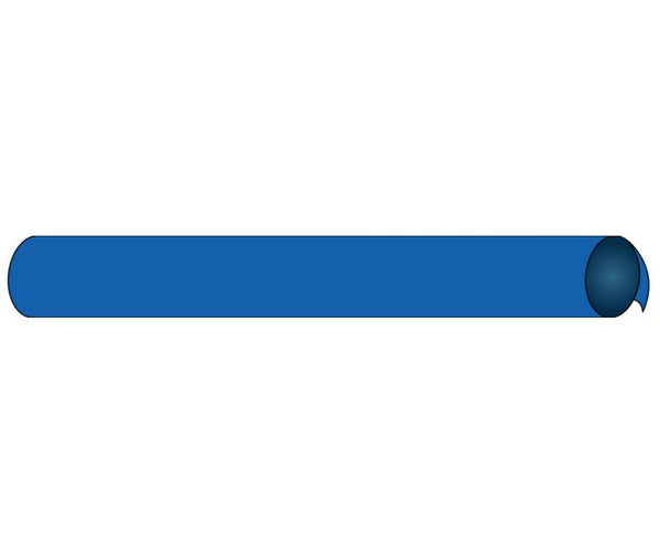 PIPEMARKER PRECOILED, BLANK BLUE, FITS 1 1/8