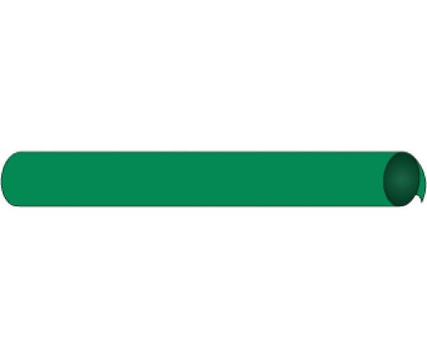 PIPEMARKER PRECOILED, BLANK GREEN, FITS 1 1/8