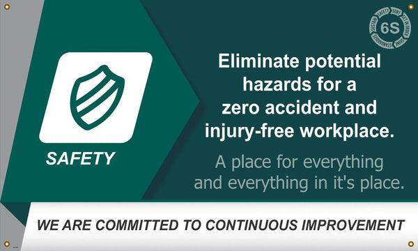 BANNER, SAFETY Eliminate potential hazards for a zero accident and injury-free workplace, 3FTX5FT