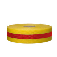TAPE, WEB BARRIER, MAGENTA/YLW, 2IN X 50YDS