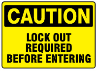 Caution No Unauthorized Loading Or Unloading Of Trucks Beyond This Point Signs | C-4711