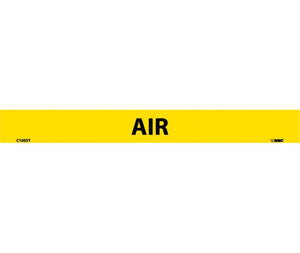 PIPEMARKER, PS VINYL, AIR, 1X9  1/2" CAP HEIGHT