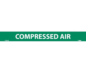 PIPEMARKER, PS VINYL, COMPRESSED AIR, 1X9  1/2" CAP HEIGHT