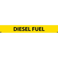 PIPEMARKER, PS VINYL, DIESEL FUEL, 1X9  1/2" CAP HEIGHT
