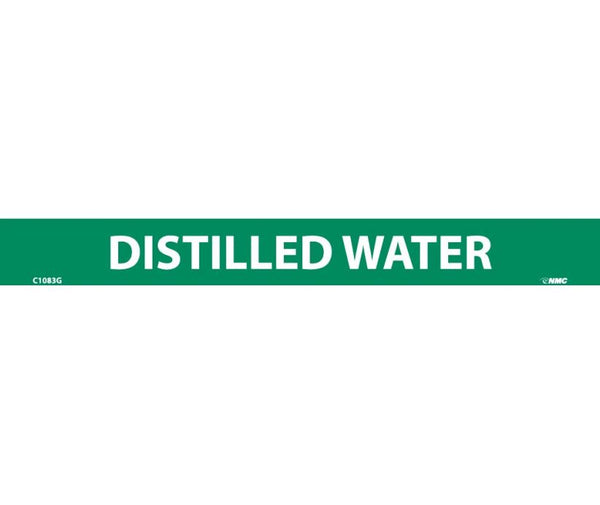 PIPEMARKER, PS VINYL, DISTILLED WATER, 1X9  1/2