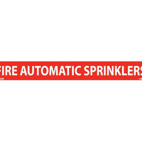 PIPEMARKER, PS VINYL, FIRE AUTOMATIC SPRINKLERS, 1X9  1/2" CAP HEIGHT