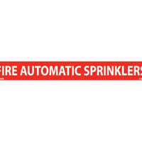 PIPEMARKER, PS VINYL, FIRE AUTOMATIC SPRINKLERS, 1X9  1/2" CAP HEIGHT