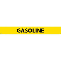 PIPEMARKER, PS VINYL, GASOLINE, 1X9  1/2" CAP HEIGHT