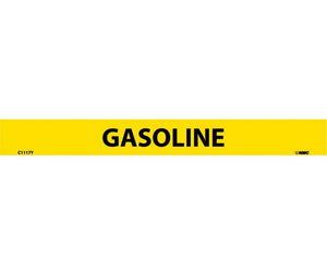 PIPEMARKER, PS VINYL, GASOLINE, 1X9  1/2" CAP HEIGHT