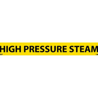 PIPEMARKER, PS VINYL, HIGH PRESSURE STEAM, 1/18 7