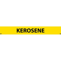 PIPEMARKER, PS VINYL, KEROSENE, 1X9  1/2" CAP HEIGHT