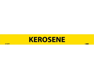 PIPEMARKER, PS VINYL, KEROSENE, 1X9  1/2" CAP HEIGHT