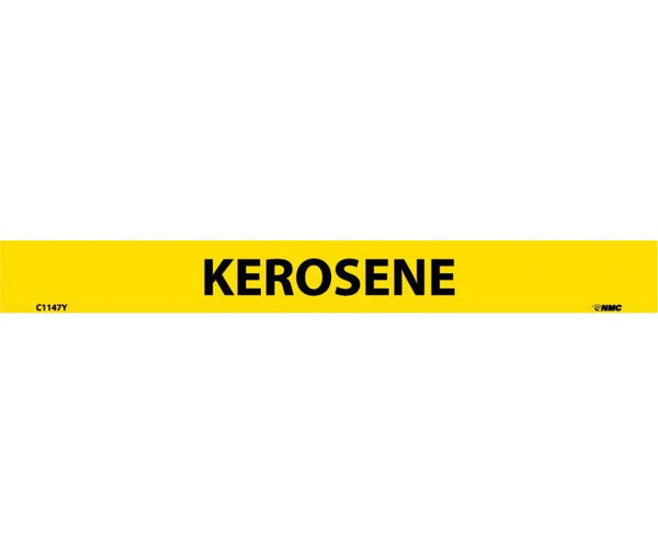 PIPEMARKER, PS VINYL, KEROSENE, 1X9  1/2