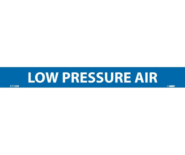 PIPEMARKER, PS VINYL, LOW PRESSURE AIR, 1X9  1/2