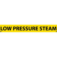 PIPEMARKER, PS VINYL, LOW PRESSURE STEAM, 1X9  1/2" CAP HEIGHT