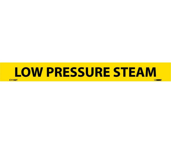 PIPEMARKER, PS VINYL, LOW PRESSURE STEAM, 1X9  1/2