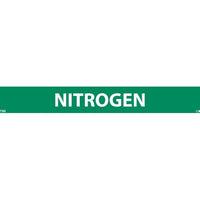 PIPEMARKER, PS VINYL, NITROGEN, 1X9  1/2" CAP HEIGHT