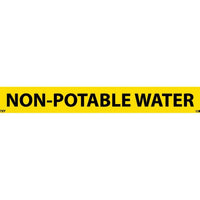 PIPEMARKER, PS VINYL, NON-POTABLE WATER, 1X9  1/2" CAP HEIGHT