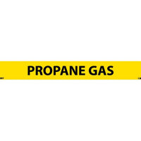 PIPEMARKER, PS VINYL, PROPANE GAS, 1X9  1/2" CAP HEIGHT