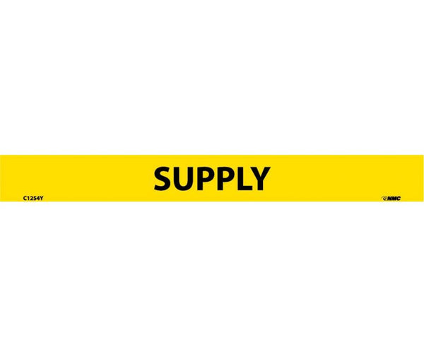 PIPEMARKER, PS VINYL, SUPPLY, 1X9  1/2