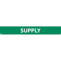 PIPEMARKER, PS VINYL, SUPPLY, 1X9  1/2" CAP HEIGHT