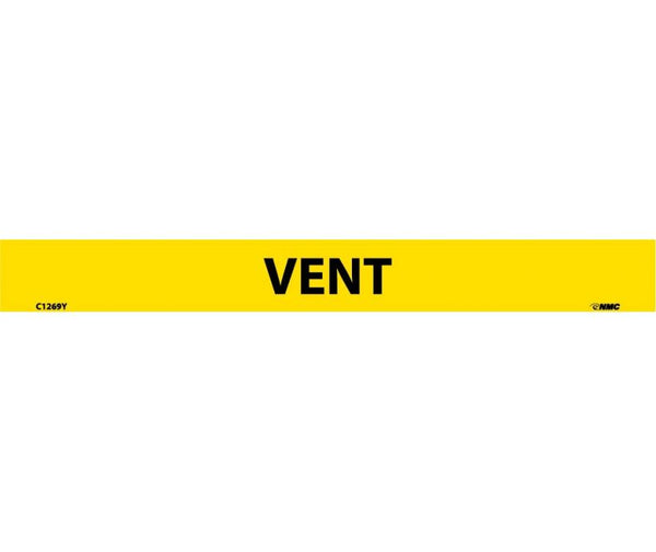 PIPEMARKER, PS VINYL, VENT, 1X9  1/2