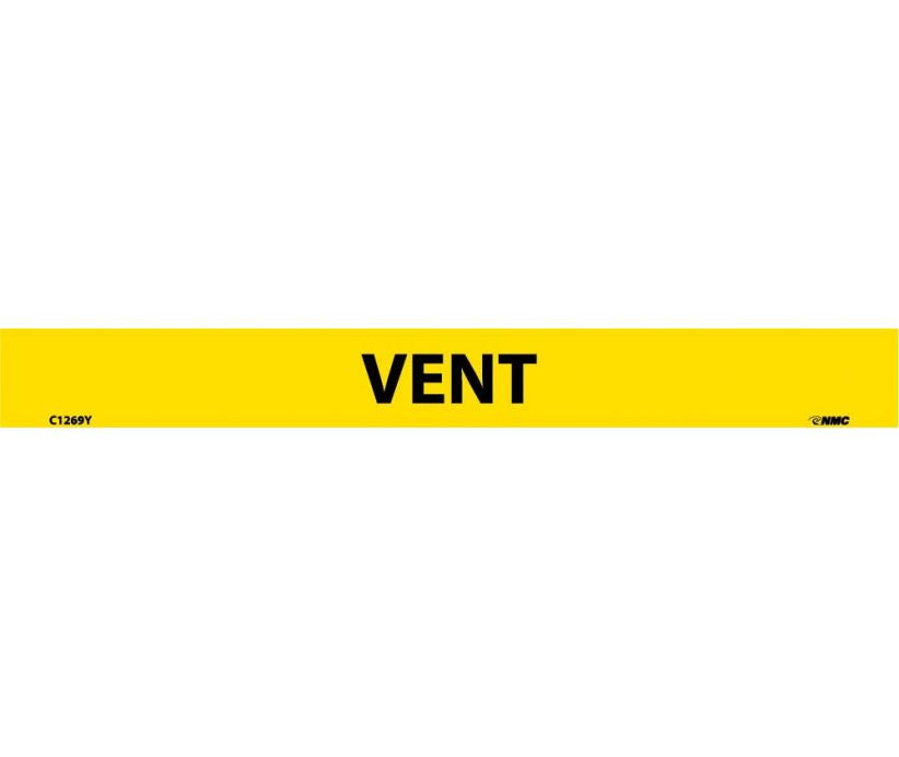 PIPEMARKER, PS VINYL, VENT, 1X9  1/2