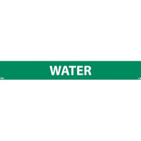 PIPEMARKER, PS VINYL, WATER, 1X9  1/2" CAP HEIGHT