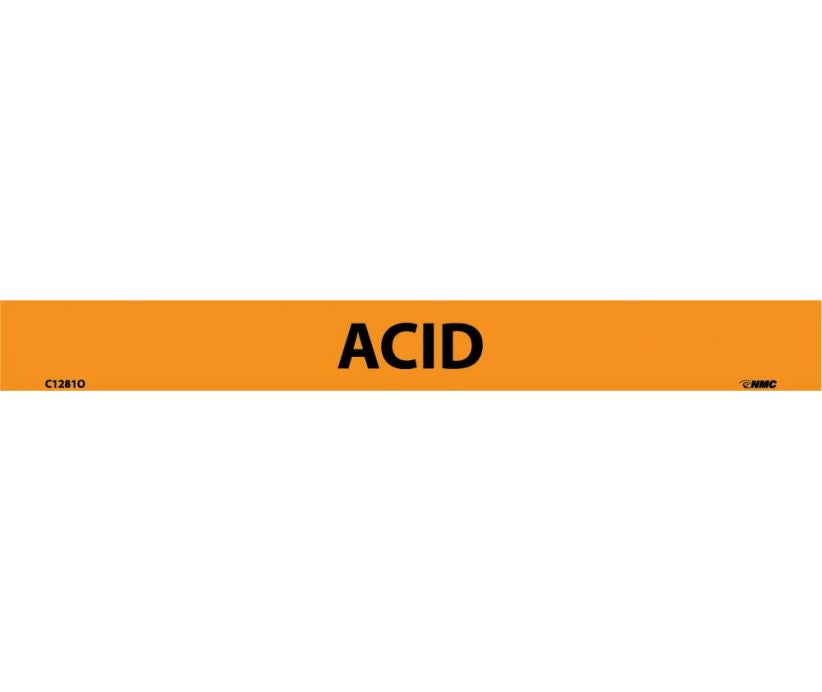 PIPEMARKER, ACID, 1X9, 1/2  LETTER,  PS VINYL
