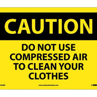 CAUTION, DO NOT USE COMPRESSED AIR TO CLEAN YOUR. . ., 10X14, RIGID PLASTIC