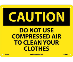 CAUTION, DO NOT USE COMPRESSED AIR TO CLEAN YOUR. . ., 10X14, RIGID PLASTIC