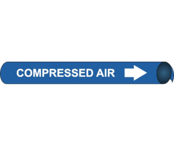 PIPEMARKER PRECOILED, COMPRESSED AIR W/B, FITS 2 1/2