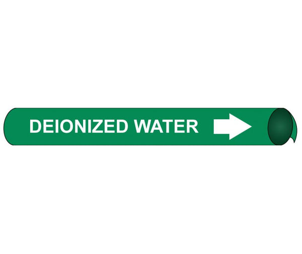 PIPEMARKER PRECOILED, DEIONIZED WATER W/G, FITS 2 1/2