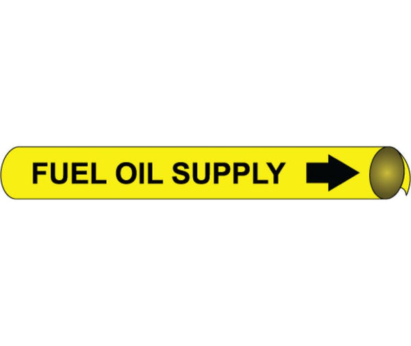 PIPEMARKER PRECOILED, FUEL OIL SUPPLY B/Y, FITS 2 1/2