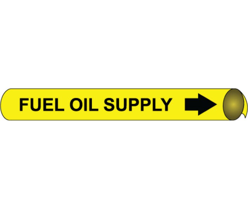 PIPEMARKER PRECOILED, FUEL OIL SUPPLY B/Y, FITS 2 1/2