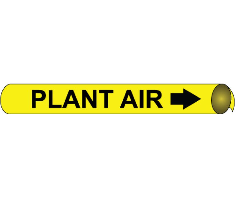 PIPEMARKER PRECOILED, PLANT AIR B/Y, FITS 2 1/2