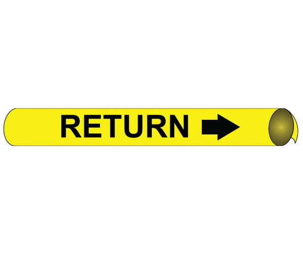 PIPEMARKER PRECOILED, RETURN B/Y FITS 2 1/2