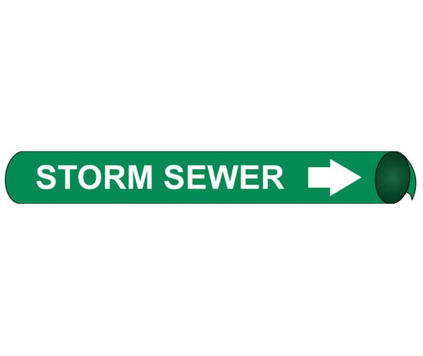 PIPEMARKER PRECOILED, STORM SEWER W/G, FITS 2 1/2