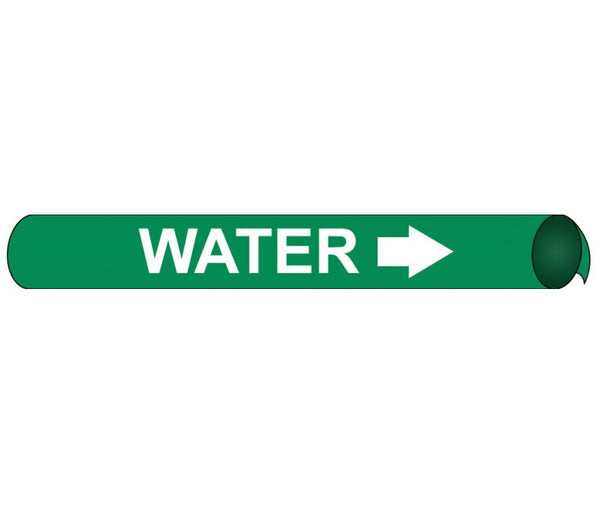 PIPEMARKER PRECOILED, WATER W/G, FITS 2 1/2