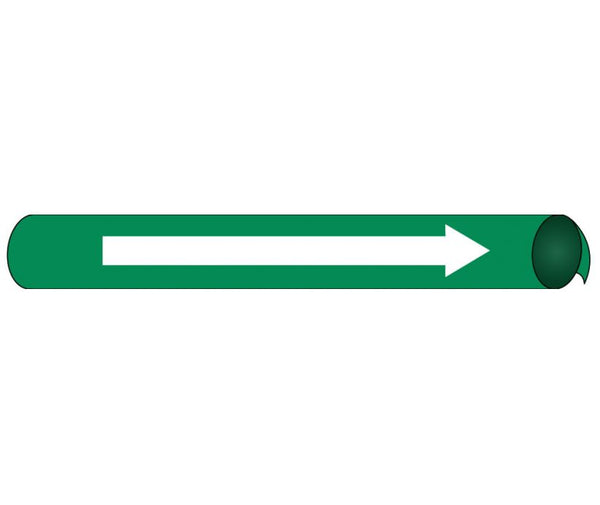 PIPEMARKER PRECOILED, DIRECTION ARROW W/G, FITS 2 1/2