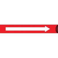 PIPEMARKER PRECOILED, DIRECTION ARROW W/R, FITS 2 1/2"-3 1/4" PIPE
