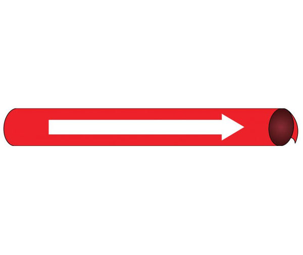 PIPEMARKER PRECOILED, DIRECTION ARROW W/R, FITS 2 1/2