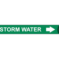 PIPEMARKER PRECOILED, STORM WATER W/G, FITS 2 1/2"-3 1/4" PIPE