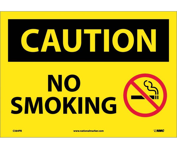 CAUTION, NO SMOKING, GRAPHIC, 10X14, PS VINYL