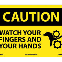 CAUTION, WATCH YOUR FINGERS AND YOUR HANDS, 10X14, PS VINYL